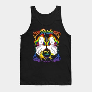 Zodiac Gemini LGBTQ Pride Tank Top